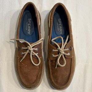 Sperry Men's Tan Leather Boat Shoes